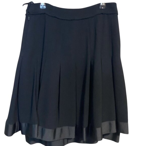 Angelo Tarlazzi - Black Pleated Fit & Flare - 6 - Picture 1 of 6